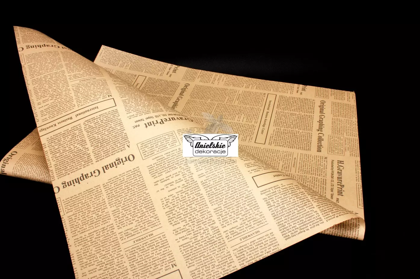 Retro PAPIER GAZETA S/50