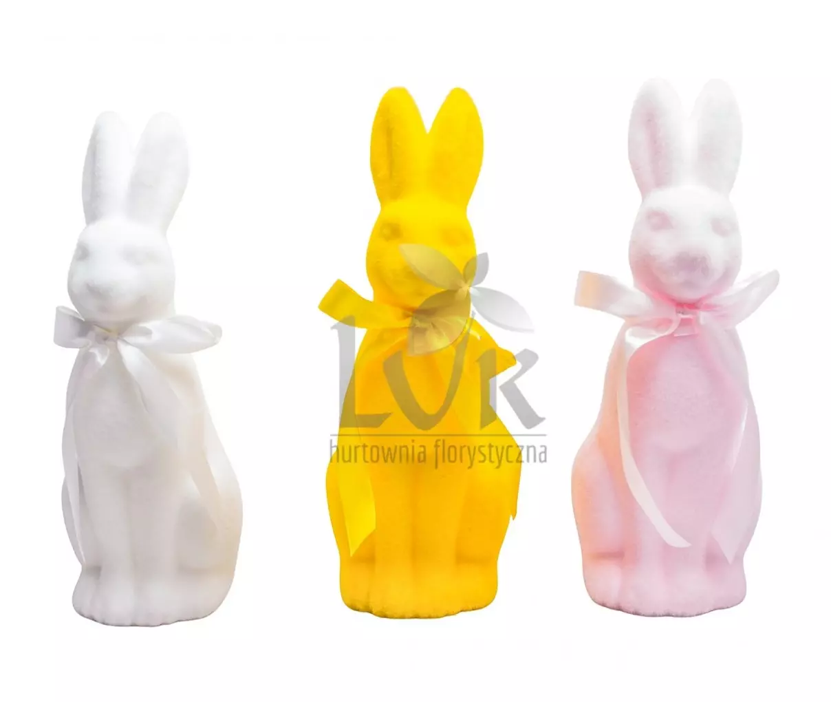 ZAJĄC FLOKOWANY wys 30,5 cm